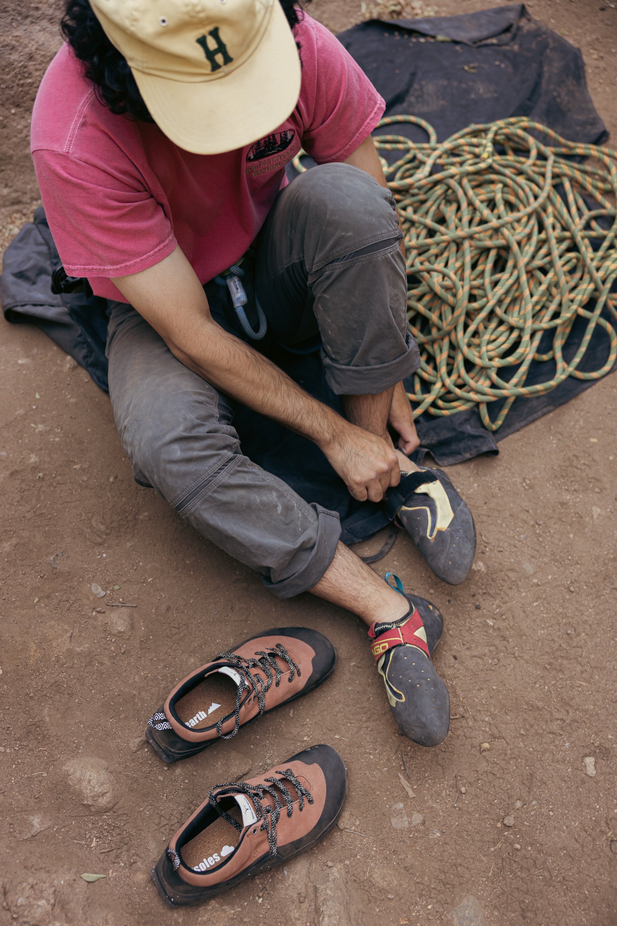 WILD Dirt Sitting Near Climb