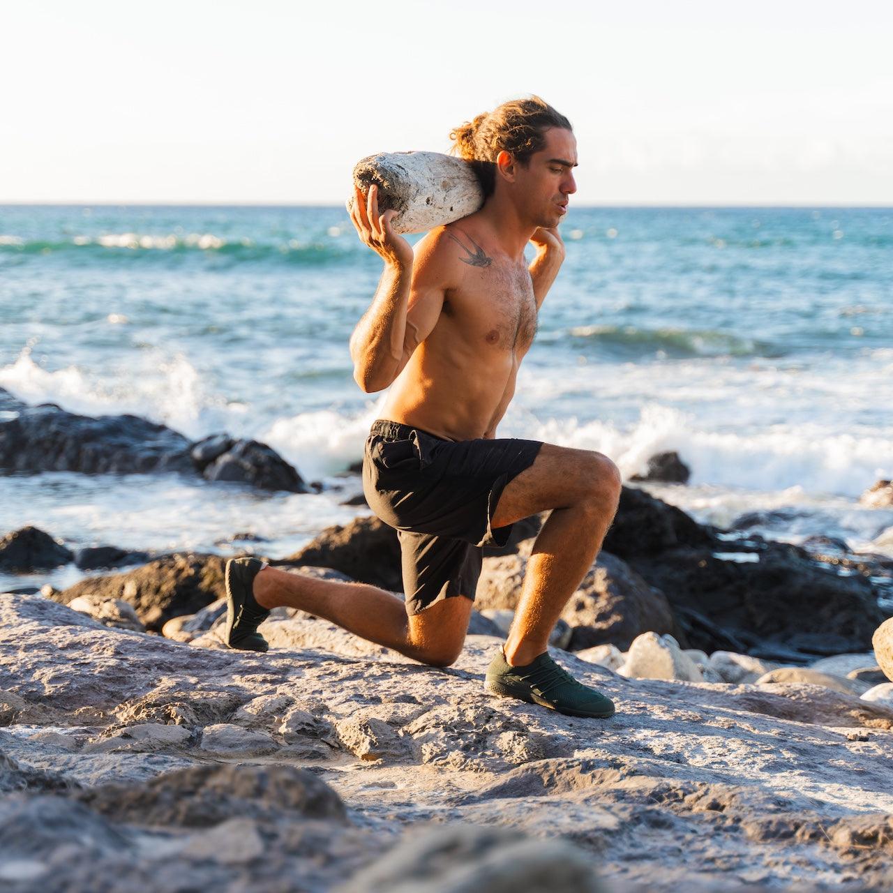 FLOW Tattoo Beach Lunges