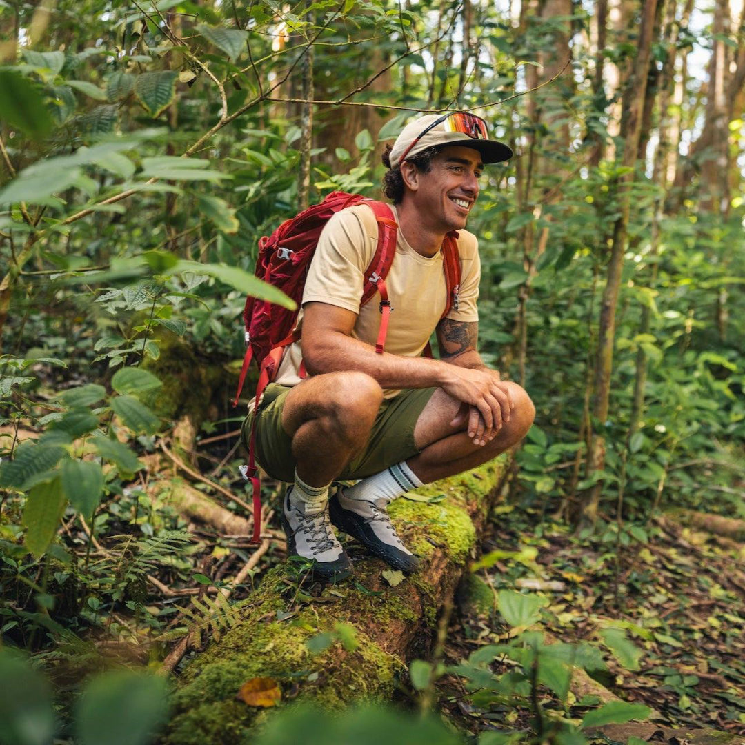 WILD Husky Forest Kneeling Down