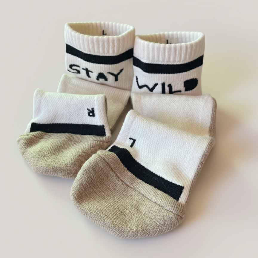 STAY WILD Merino Wool BareTOE Socks
