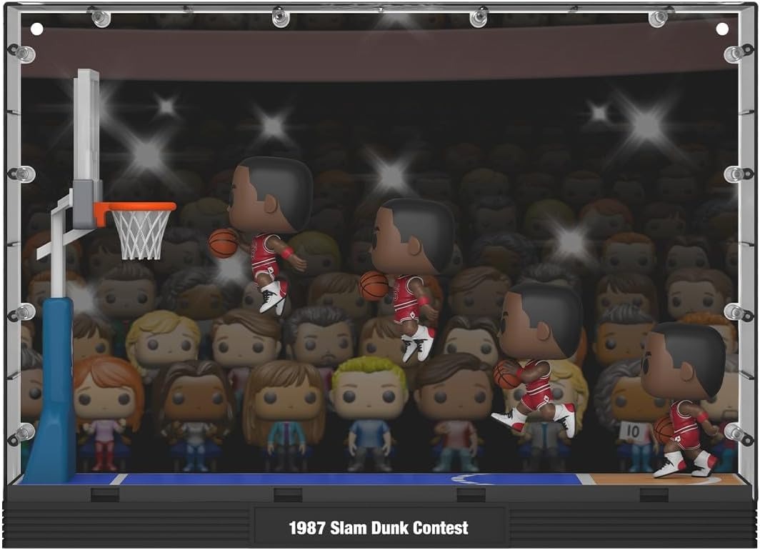 Funko Pop! Moments Deluxe: Chicago Bulls – Michael Jordan – 1987 Dunk Contest